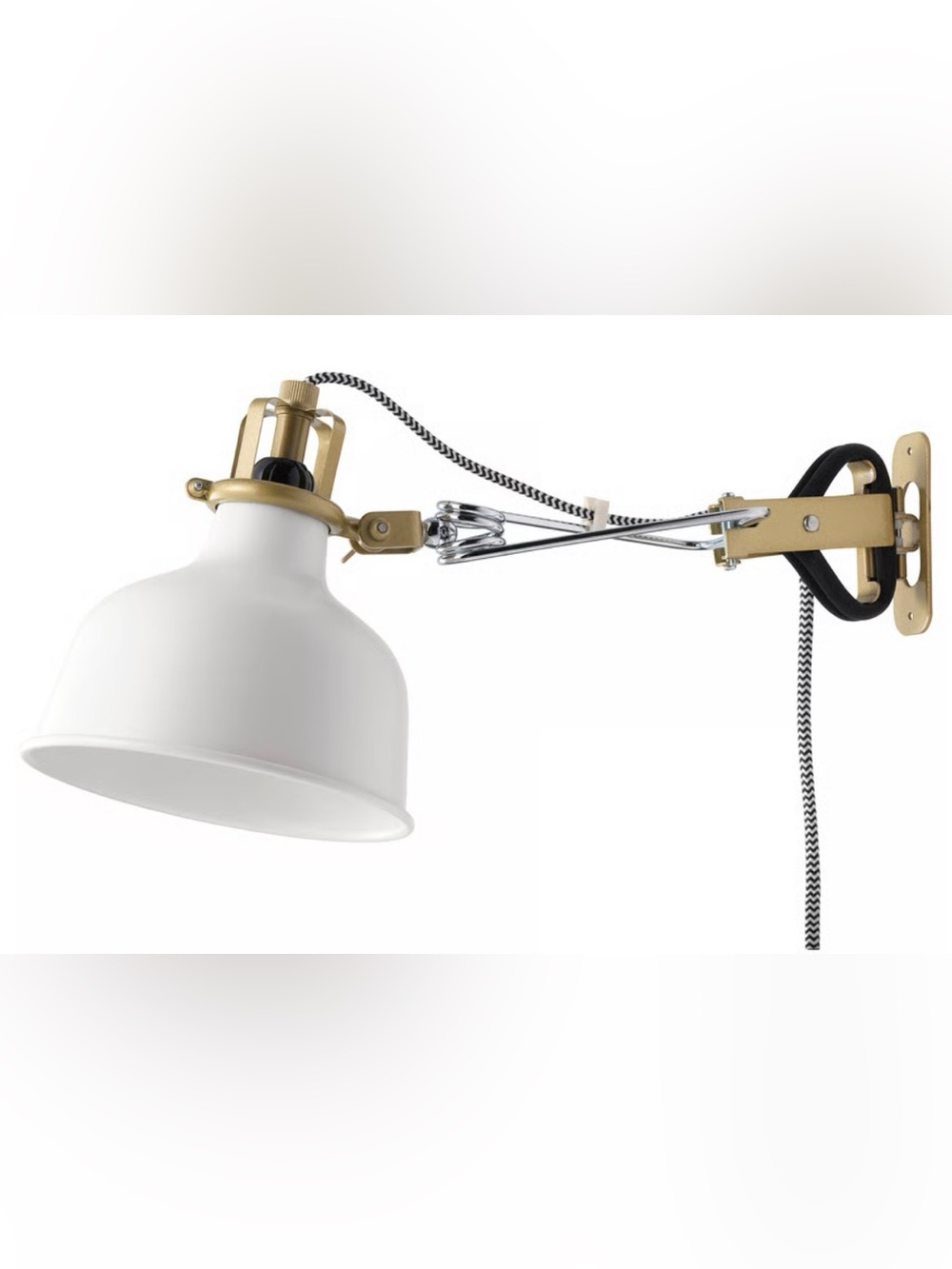 IKEA RANARP Wall/clamp spotlight, off-white